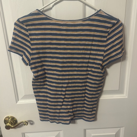 American Eagle Button Front Tee - Picture 2 of 2